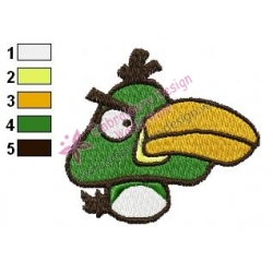 Angry Birds Embroidery Design 049